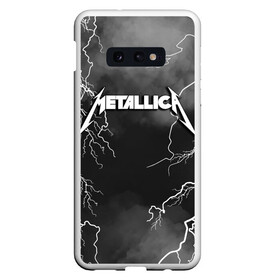 Чехол для Samsung S10E с принтом METALLICA РАЗРЯД МОЛНИИ в Петрозаводске, Силикон | Область печати: задняя сторона чехла, без боковых панелей | Тематика изображения на принте: metalica | metallica | группа | джеймс хэтфилд | кирк хэмметт | ларс ульрих | метал | металика | металлика | миталика | молния | музыка | разряд молнии | роберт трухильо | рок | трэш | трэшметал | хард | хеви