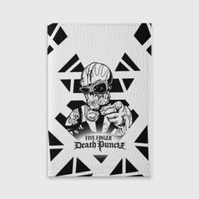 Обложка для паспорта матовая кожа с принтом Five Finger Death Punch в Петрозаводске, натуральная матовая кожа | размер 19,3 х 13,7 см; прозрачные пластиковые крепления | 5fdp | cмертельный удар пятью пальцами | f8 рок | ffdp | five finger death punch | metal | rock | золтан батори | метал | музыка | рок группы | рокерские