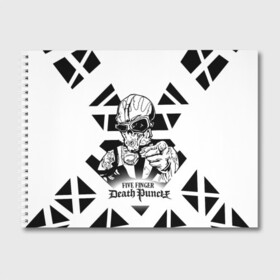 Альбом для рисования с принтом Five Finger Death Punch в Петрозаводске, 100% бумага
 | матовая бумага, плотность 200 мг. | 5fdp | cмертельный удар пятью пальцами | f8 рок | ffdp | five finger death punch | metal | rock | золтан батори | метал | музыка | рок группы | рокерские