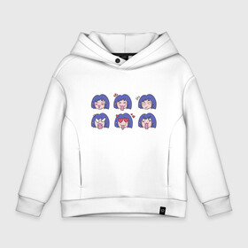 Детское худи Oversize хлопок с принтом Anime Girl Expression Faces в Петрозаводске, френч-терри — 70% хлопок, 30% полиэстер. Мягкий теплый начес внутри —100% хлопок | боковые карманы, эластичные манжеты и нижняя кромка, капюшон на магнитной кнопке | Тематика изображения на принте: anger | chibi | japan | japanese | manga | pleasure | waifu | актёрская игра | анимешник | анимешница | гнев | злость | лица | любовь | манга | настроение | рисунок в стиле аниме | типичная девушка | удовольствие