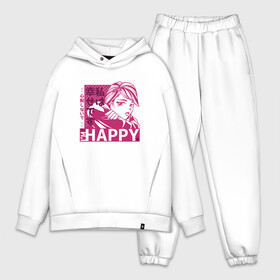 Мужской костюм хлопок OVERSIZE с принтом Happy Sad Anime Girl Kanji в Петрозаводске,  |  | anime | chibi | cute | girls | happiness | im happy | japan | japanese | kawaii | manga | waifu | анимешник | анимешница | грусть | девочки | девушки | иероглифы | кандзи | лица | манга | настроение | рисунок в стиле аниме | счастье | типичная 