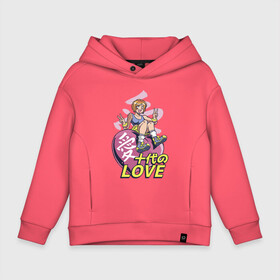 Детское худи Oversize хлопок с принтом Kawaii Heart Anime Love в Петрозаводске, френч-терри — 70% хлопок, 30% полиэстер. Мягкий теплый начес внутри —100% хлопок | боковые карманы, эластичные манжеты и нижняя кромка, капюшон на магнитной кнопке | Тематика изображения на принте: anime | chibi | in love | japan | japanese | kanji | kawaii | manga | mood | waifu | анимешник | анимешница | влюблена | влюблённость | кандзи | любовь | манга | настроение | рисунок в стиле аниме | розовое сердце | сердце