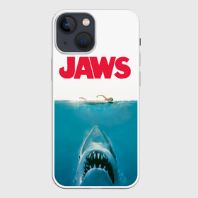 Чехол для iPhone 13 mini с принтом Jaws 1975 в Петрозаводске,  |  | jaws | jaws 2 | jaws movie | кино | челюсти | челюсти 2 | челюсти фильм