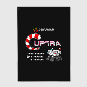 Постер с принтом CupHead x Contra в Петрозаводске, 100% бумага
 | бумага, плотность 150 мг. Матовая, но за счет высокого коэффициента гладкости имеет небольшой блеск и дает на свету блики, но в отличии от глянцевой бумаги не покрыта лаком | 8 bit | arkade | contra | cup head | cuphead | game | games | аркада | игра | игры | кап хэд | капхед | контра | купа хэд | сгз руфв | сгзруфв | чашкоголовый