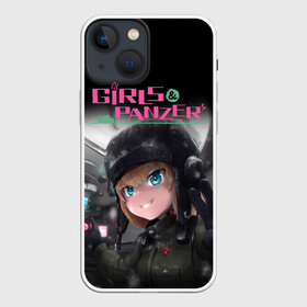 Чехол для iPhone 13 mini с принтом Девушки и танки | Girls und Panzer (Z) в Петрозаводске,  |  | Тематика изображения на принте: anime | girls und panzer | panzer | аниме | анцио | гарудзу андо панца | девушки и танки | куромориминэ | манго | оараи | пик чёрного леса | сандерс | спокон