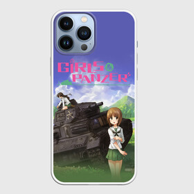 Чехол для iPhone 13 Pro Max с принтом Девушки и танки | Girls und Panzer (Z) в Петрозаводске,  |  | anime | girls und panzer | panzer | аниме | анцио | гарудзу андо панца | девушки и танки | куромориминэ | манго | оараи | пик чёрного леса | сандерс | спокон