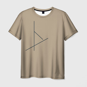 Мужская футболка 3D с принтом Геометрия в Петрозаводске, 100% полиэфир | прямой крой, круглый вырез горловины, длина до линии бедер | геометрические линии | геометрические фигуры | геометрия | линии
