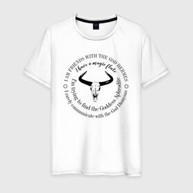 Мужская футболка хлопок с принтом DARK GOBY в Петрозаводске, 100% хлопок | прямой крой, круглый вырез горловины, длина до линии бедер, слегка спущенное плечо. | бычок | иностранные | надписи | приколы | слова