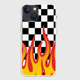 Чехол для iPhone 13 mini с принтом ОГОНЬ   УЗОР   PATTERN в Петрозаводске,  |  | fire | pattern | искры | огонь | пламя | пожар. | текстура огня | узор | шахматы