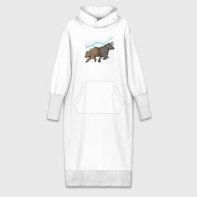 Платье удлиненное хлопок с принтом Бык или Медведь в Петрозаводске,  |  | bulls | акции | банк | бык | инвестиции | медведь | тинькофф