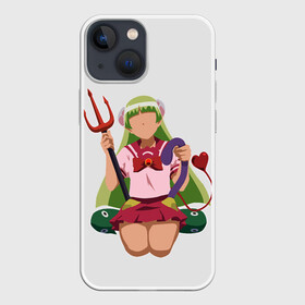 Чехол для iPhone 13 mini с принтом Clara Valac Minimalistic в Петрозаводске,  |  | alice | amelie | asmodeus | azazel | caliego | clara | iruma | kun | naberi | opera | paimon | sullivan | suzuki | tohell | vaal | valak | welcome | ад | азазель | амели | асмодей | в | ваал | валак | добро | ирума | клара | 