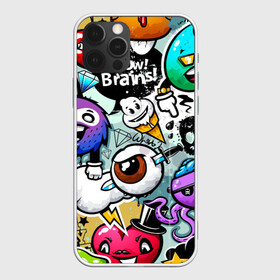Чехол для iPhone 12 Pro Max с принтом Граффити в Петрозаводске, Силикон |  | алмаз | вишня | глаз | граффити | гроза | клинок | крутой принт | лимон | мозг | молодежный принт | мороженое | нож | облако | осьминог | сердце | череп