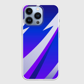 Чехол для iPhone 13 Pro с принтом SPORT STYLE BLUE в Петрозаводске,  |  | 3d | 3д | sport | абстракция | линии | паттерн | соты | спортивный стиль | текстуры