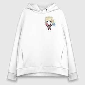 Женское худи Oversize хлопок с принтом Cute Anime Harley Quinn в Петрозаводске, френч-терри — 70% хлопок, 30% полиэстер. Мягкий теплый начес внутри —100% хлопок | боковые карманы, эластичные манжеты и нижняя кромка, капюшон на магнитной кнопке | Тематика изображения на принте: anime | anime dc | dc | dc comics | harleen | harleen quinzel | harley | harley quinn | аниме | аниме харли квинн | диси | комиксы диси | харли | харли квинн | харлин | харлин квинзель