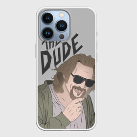 Чехол для iPhone 13 Pro с принтом The Dude в Петрозаводске,  |  | big lebowski | donney | dude | lebowski | the big lebowski | the dude | walter | большой лебовски | лебовски | чувак