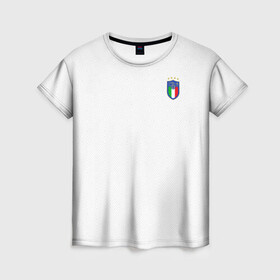 Женская футболка 3D с принтом сборная Италии в Петрозаводске, 100% полиэфир ( синтетическое хлопкоподобное полотно) | прямой крой, круглый вырез горловины, длина до линии бедер | 2021 | championship | cup | dzyuba | russia | world | европы | испания | мира | мундиаль | форма | футбол | чемпионат