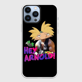 Чехол для iPhone 13 Pro Max с принтом Hey Arnold (Predator) в Петрозаводске,  |  | arnie | arnold | burt | gerald | hey | johanssen | martin | nickelodeon | predator | арни | арнольд | берт | джеральд | джохансен | мартин | мульт | мультфильм | никелодеон | хищник | шварценеггер | эй