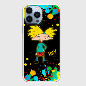 Чехол для iPhone 13 Pro Max с принтом Эй, Арнольд   Hey, Arnold в Петрозаводске,  |  | arnold shortman | helga pataki | hey | hey arnold | nickelodeon | арнольд | арнольд шортмэн | гарольд | детям | джеральд | мальчик | мультфильм | никелодеон | парень | репоголовый | ронда | сидни | старые мультики | стинки