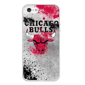 Чехол для iPhone 5/5S матовый с принтом CHICAGO BULLS [8] в Петрозаводске, Силикон | Область печати: задняя сторона чехла, без боковых панелей | basketball | bulls | chicago | chicago bulls | jordan | nba | баскетбол | джордан | нба | чикаго буллз