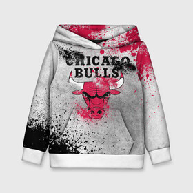 Детская толстовка 3D с принтом CHICAGO BULLS [8] в Петрозаводске, 100% полиэстер | двухслойный капюшон со шнурком для регулировки, мягкие манжеты на рукавах и по низу толстовки, спереди карман-кенгуру с мягким внутренним слоем | basketball | bulls | chicago | chicago bulls | jordan | nba | баскетбол | джордан | нба | чикаго буллз