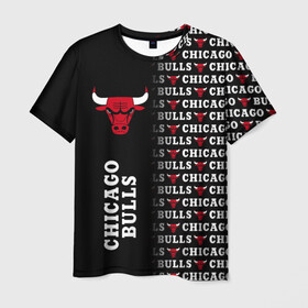 Мужская футболка 3D с принтом CHICAGO BULLS [7] в Петрозаводске, 100% полиэфир | прямой крой, круглый вырез горловины, длина до линии бедер | basketball | bulls | chicago | chicago bulls | jordan | nba | баскетбол | джордан | нба | чикаго буллз