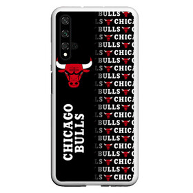 Чехол для Honor 20 с принтом CHICAGO BULLS [7] в Петрозаводске, Силикон | Область печати: задняя сторона чехла, без боковых панелей | basketball | bulls | chicago | chicago bulls | jordan | nba | баскетбол | джордан | нба | чикаго буллз