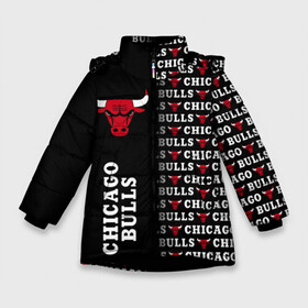 Зимняя куртка для девочек 3D с принтом CHICAGO BULLS [7] в Петрозаводске, ткань верха — 100% полиэстер; подклад — 100% полиэстер, утеплитель — 100% полиэстер. | длина ниже бедра, удлиненная спинка, воротник стойка и отстегивающийся капюшон. Есть боковые карманы с листочкой на кнопках, утяжки по низу изделия и внутренний карман на молнии. 

Предусмотрены светоотражающий принт на спинке, радужный светоотражающий элемент на пуллере молнии и на резинке для утяжки. | basketball | bulls | chicago | chicago bulls | jordan | nba | баскетбол | джордан | нба | чикаго буллз