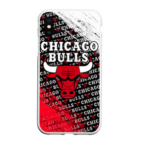 Чехол для iPhone XS Max матовый с принтом CHICAGO BULLS [6] в Петрозаводске, Силикон | Область печати: задняя сторона чехла, без боковых панелей | basketball | bulls | chicago | chicago bulls | jordan | nba | баскетбол | джордан | нба | чикаго буллз