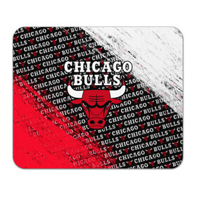 Коврик для мышки прямоугольный с принтом CHICAGO BULLS [6] в Петрозаводске, натуральный каучук | размер 230 х 185 мм; запечатка лицевой стороны | basketball | bulls | chicago | chicago bulls | jordan | nba | баскетбол | джордан | нба | чикаго буллз