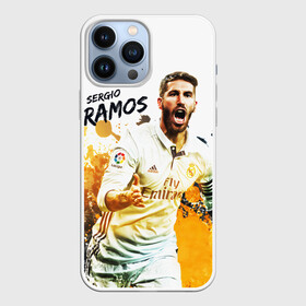 Чехол для iPhone 13 Pro Max с принтом Серхио Рамос в Петрозаводске,  |  | sergio ramos | sr4 | номер 4 | реал мадрид | сборная испании | серхио рамос | футбол | футболист