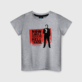 Детская футболка хлопок с принтом SPN Hell To Raise в Петрозаводске, 100% хлопок | круглый вырез горловины, полуприлегающий силуэт, длина до линии бедер | crowley | sn | spn | supernatural | vdzabma | кроули | сверхъестественное | сн | спн