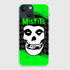Чехол для iPhone 13 mini с принтом MISFITS [3] в Петрозаводске,  |  | Тематика изображения на принте: misfits | music | rock | мисфитс | музыка | рок