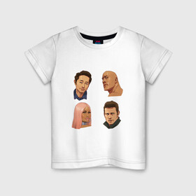 Детская футболка хлопок с принтом Том и его друзья в Петрозаводске, 100% хлопок | круглый вырез горловины, полуприлегающий силуэт, длина до линии бедер | Тематика изображения на принте: актер | круз | ники минаж | скала