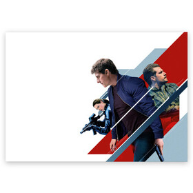 Поздравительная открытка с принтом Mission: Impossible Art в Петрозаводске, 100% бумага | плотность бумаги 280 г/м2, матовая, на обратной стороне линовка и место для марки
 | актер | миссия невыполнима | фильм