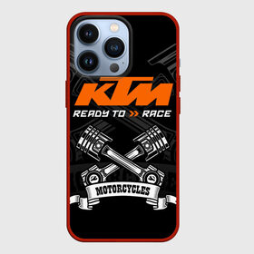 Чехол для iPhone 13 Pro с принтом KTM MOTORCYCLES   КТМ МОТОЦИКЛЫ в Петрозаводске,  |  | Тематика изображения на принте: ktm | ktm duke | motorcycle. | байк | байкер | ктм | ктм дюк | мотоспорт | мототехника | мотоцикл | мотоциклист | скутер