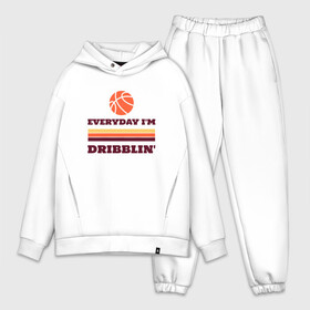 Мужской костюм хлопок OVERSIZE с принтом Dribblin в Петрозаводске,  |  | basketball | game | nba | sport | streetball | баскетбол | баскетболист | игра | игрок | мяч | нба | спорт | стритбол | тренер