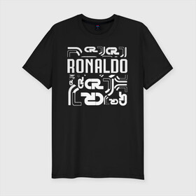 Мужская футболка хлопок Slim с принтом RONALDO CR JUVENTUS в Петрозаводске, 92% хлопок, 8% лайкра | приталенный силуэт, круглый вырез ворота, длина до линии бедра, короткий рукав | 7 | champion | cr7 | cristiano ronaldo | fifa | football | football club | juventus | soccer | uefa | игра | криштиану роналду | лига чемпионов | реал мадрид | сборная португалии | спорт | уефа | фифа | фк | футбол | футболь