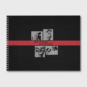 Альбом для рисования с принтом Ковбой Бибоп в Петрозаводске, 100% бумага
 | матовая бумага, плотность 200 мг. | cowboy bebop | edward | jet black | spike spiegel