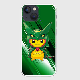 Чехол для iPhone 13 mini с принтом Пикачу   дракон в Петрозаводске,  |  | anime | picachu | pikachu | аниме | милый | пика | пикачу | покебол | покемон