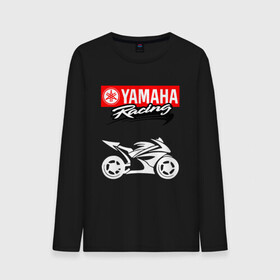 Мужской лонгслив хлопок с принтом YAMAHA ЯМАХА RACING в Петрозаводске, 100% хлопок |  | Тематика изображения на принте: motorcycle | yamaha | yzf r6. | байк | байкер | мотоспорт | мототехника | мотоцикл | мотоциклист | скутер | ямаха