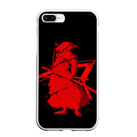 Чехол для iPhone 7Plus/8 Plus матовый с принтом Самурай в Петрозаводске, Силикон | Область печати: задняя сторона чехла, без боковых панелей | samurai | буси | воин | самурай | феодальная япония | философия | япония