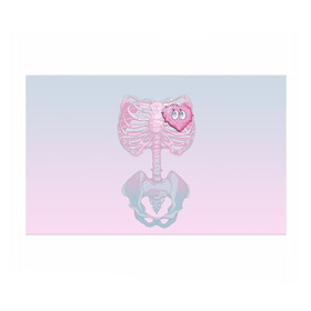 Бумага для упаковки 3D с принтом Yumemi Riamu (Риаму Юмэми) в Петрозаводске, пластик и полированная сталь | круглая форма, металлическое крепление в виде кольца | Тематика изображения на принте: anime | yumemi riamu | аниме | девушки золушки | риаму юмэми | сердце | скелет | хэллоуин