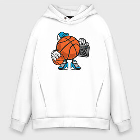 Мужское худи Oversize хлопок с принтом Basket Music в Петрозаводске, френч-терри — 70% хлопок, 30% полиэстер. Мягкий теплый начес внутри —100% хлопок | боковые карманы, эластичные манжеты и нижняя кромка, капюшон на магнитной кнопке | basketball | game | hip hop | music | nba | rap | sport | streetball | баскетбол | баскетболист | игра | игрок | музыка | мяч | нба | рэп | спорт | стритбол | тренер | хип хоп