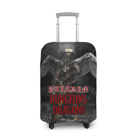Чехол для чемодана 3D с принтом Dungeons & Dragons Паладин в Петрозаводске, 86% полиэфир, 14% спандекс | двустороннее нанесение принта, прорези для ручек и колес | Тематика изображения на принте: dd | dungeons  dragons | paladin | днд | паладин | подземелья и драконы