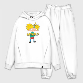 Мужской костюм хлопок OVERSIZE с принтом Hey Arnold в Петрозаводске,  |  | arnold | hey | hey arnold | арнольд | эй арнольд