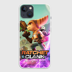 Чехол для iPhone 13 с принтом Ratchet  Clank: Rift Apart в Петрозаводске,  |  | Тематика изображения на принте: action | animals | nextgen | pc | playstation | ps 5 | ratchet and clank rift apart | robot | sony | steam | top | valve | video games | weapon | xbox | валв | видео игры | животные | иксбокс | некстген | оружие | пк | плейстейшен | пс 5 | робот 