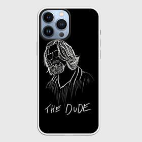 Чехол для iPhone 13 Pro Max с принтом THE DUDE (Большой Лебовски) в Петрозаводске,  |  | Тематика изображения на принте: abide | big | dude | jeff | lebowski | the | большой | лебовски | фильм | чувак