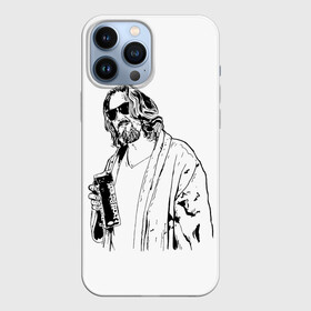 Чехол для iPhone 13 Pro Max с принтом Большой Лебовски | Big Lebowski в Петрозаводске,  |  | Тематика изображения на принте: abide | big | dude | jeff | lebowski | the | большой | лебовски | фильм | чувак