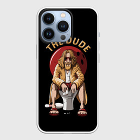 Чехол для iPhone 13 Pro с принтом THE DUDE (Big Lebowski) в Петрозаводске,  |  | abide | big | dude | jeff | lebowski | the | большой | лебовски | фильм | чувак