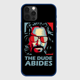 Чехол для iPhone 12 Pro Max с принтом The Dude Abides (Лебовски) в Петрозаводске, Силикон |  | abide | big | dude | jeff | lebowski | the | большой | лебовски | фильм | чувак